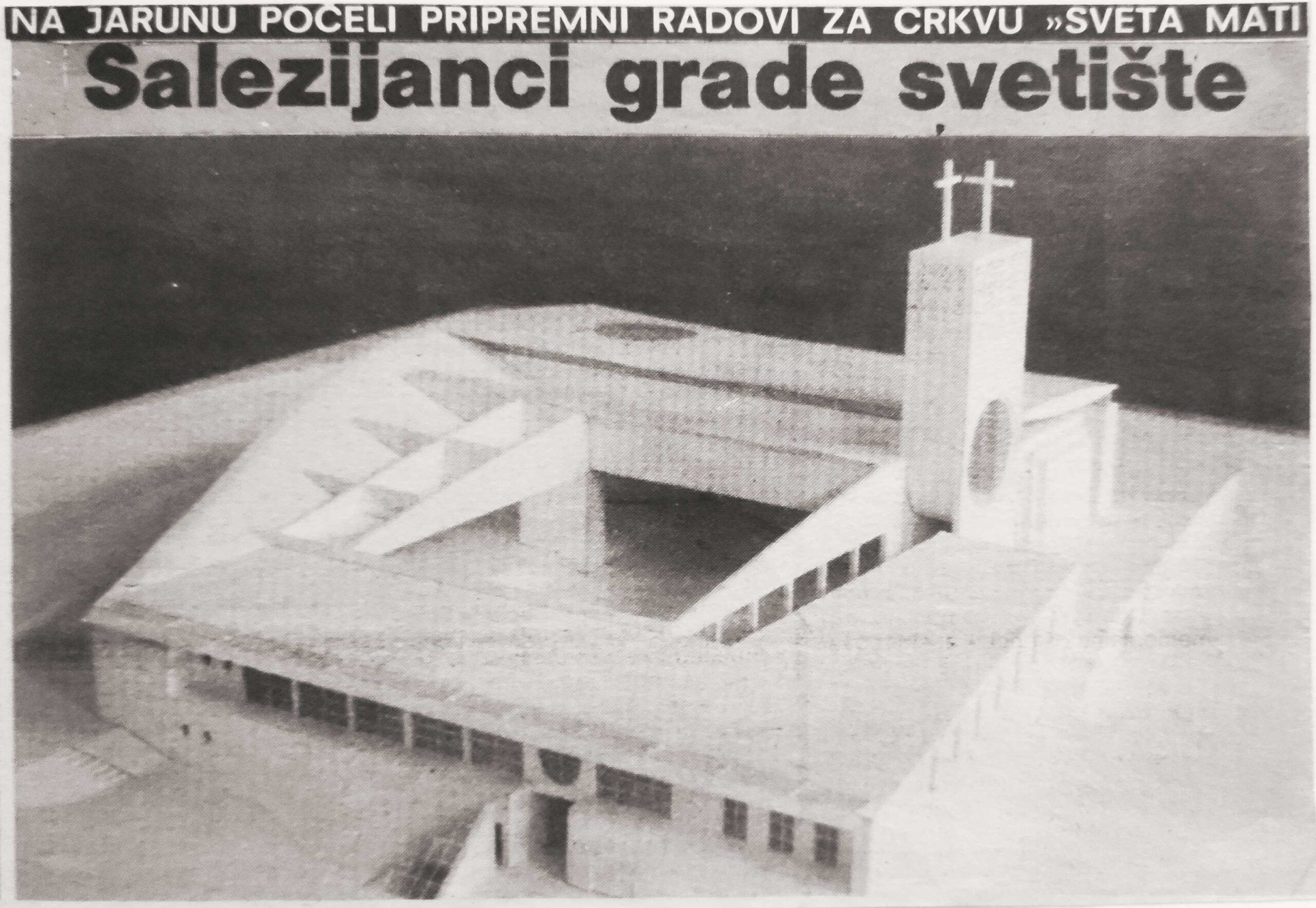 Sveta Mati Slobode Gradnja - novinski isječci